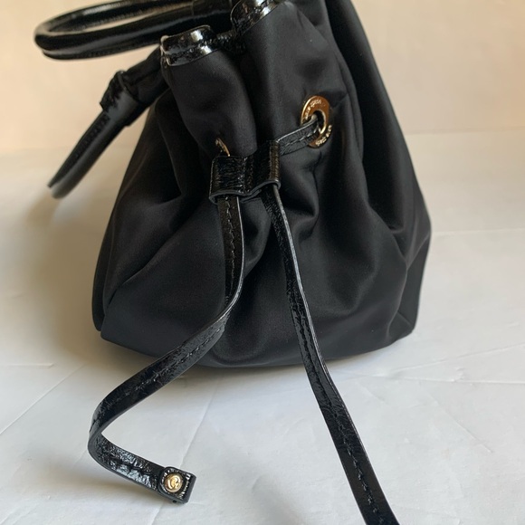 Kate Spade New York Small Shoulder Black Nylon & Leather Handbag - Picture 3 of 13